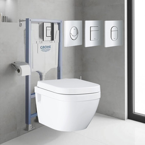 Казанче за вграждане Grohe + висяща тоалетна Grohe